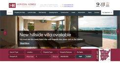 Desktop Screenshot of horizonhomes-samui.com